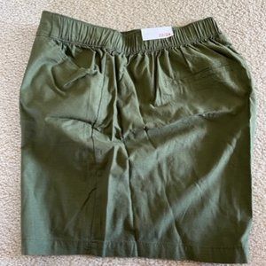 Lane Bryant Khaki Soft Slub Shorts - size 22/24